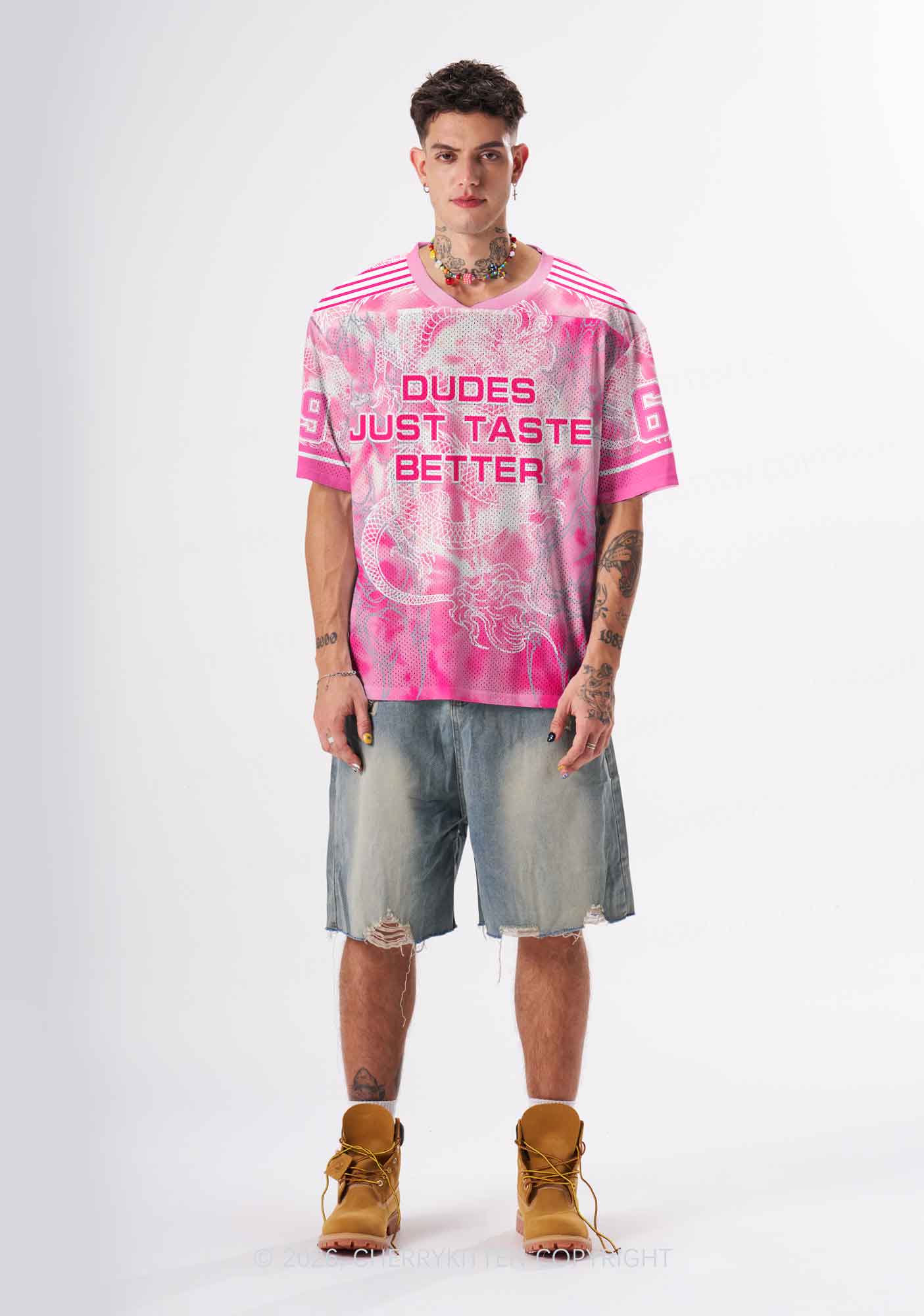 Dudes Just Taste Better Pride Y2K Sport Jersey Shirts Cherrykitten