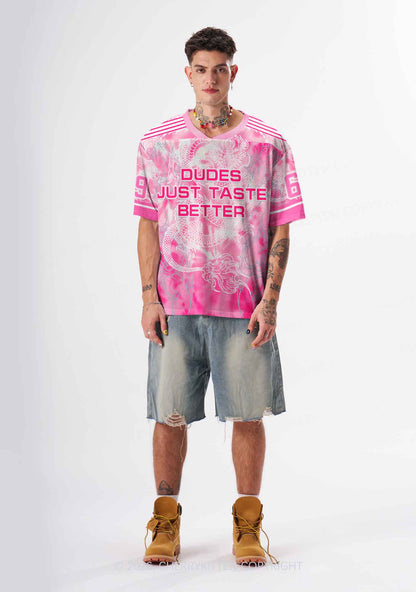Dudes Just Taste Better Pride Y2K Sport Jersey Shirts Cherrykitten