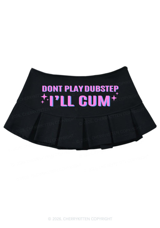 Dont Play Dubstep Y2K Mini Pleated Skirts Cherrykitten