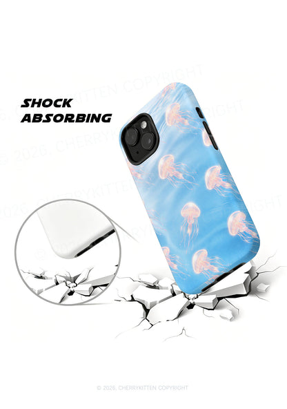 Pink Jellyfish Underwater Y2K Phone Case Cherrykitten