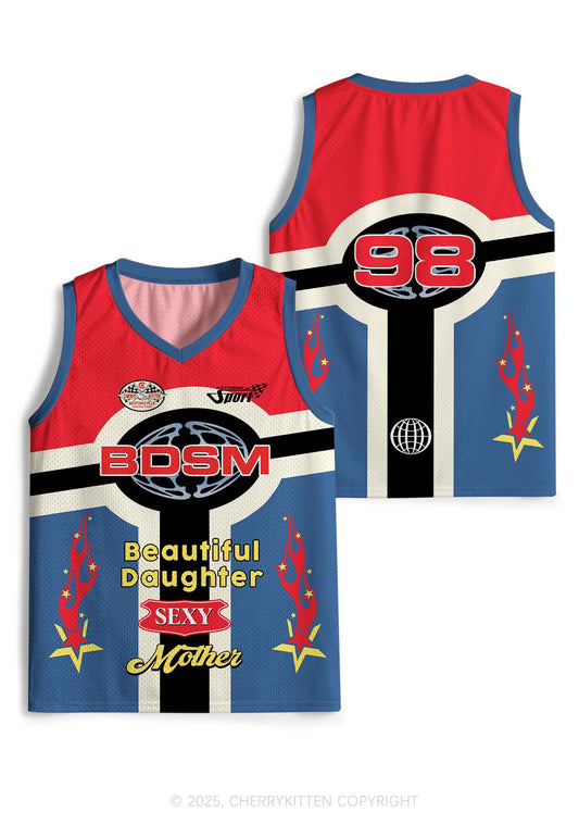 Custom BDSM Daughter Mother Y2K Sport Jersey Tank Cherrykitten