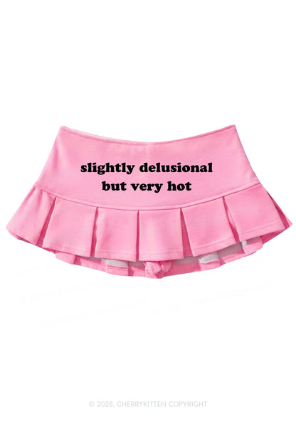 Slightly Delusional But Very Hot Y2K Mini Pleated Skirts Cherrykitten
