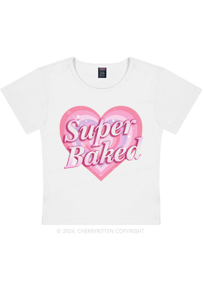Super Baked Y2K Baby Tee Cherrykitten