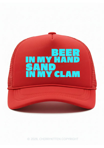 Beer In My Hand Y2K Trucker Hat Cherrykitten