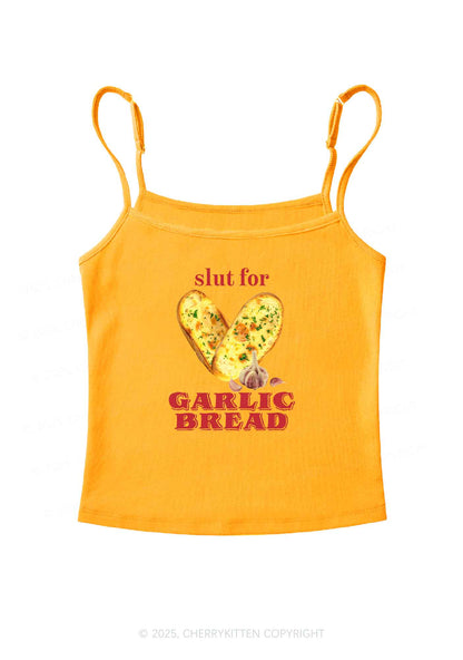 Slxt For Garlic Bread Y2K Spaghetti Strap Cami Cherrykitten