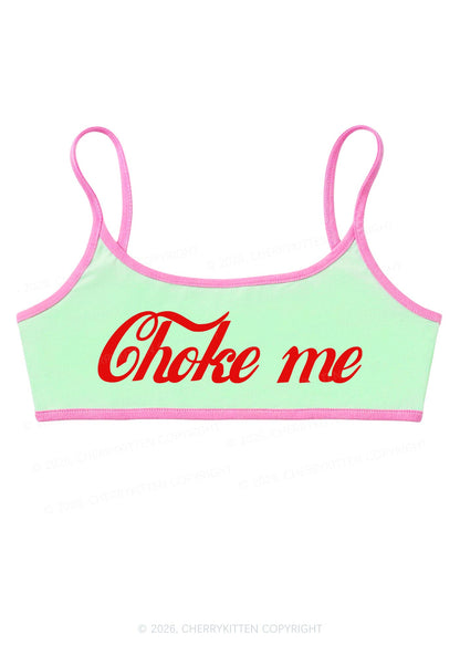 Choke Me Y2K Super Crop Cami Cherrykitten
