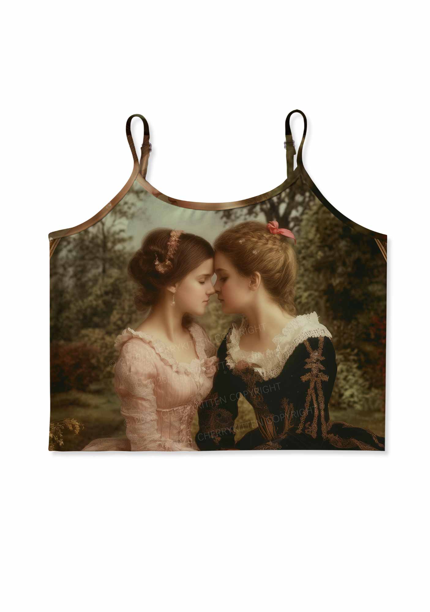 Whispers Girls Pride Y2K Print Cami Crop Top Cherrykitten
