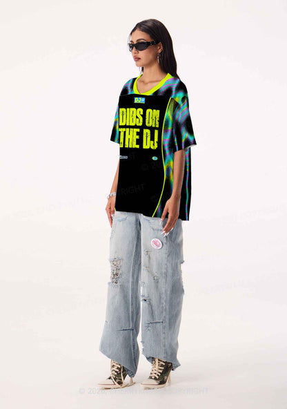 Neon Dibs On The DJ Y2K Sport Jersey Shirts Cherrykitten