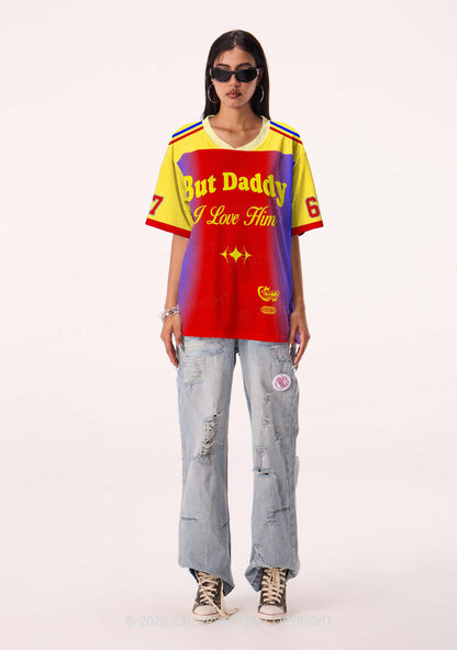 But Daddy I Love Him Pride Y2K Sport Jersey Shirts Cherrykitten
