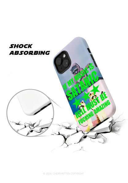 Halloween My Music Is Satanic Y2K Phone Case Cherrykitten