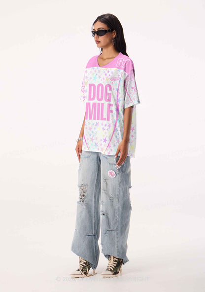 Pink Dog Mxxf Y2K Sport Jersey Shirts Cherrykitten