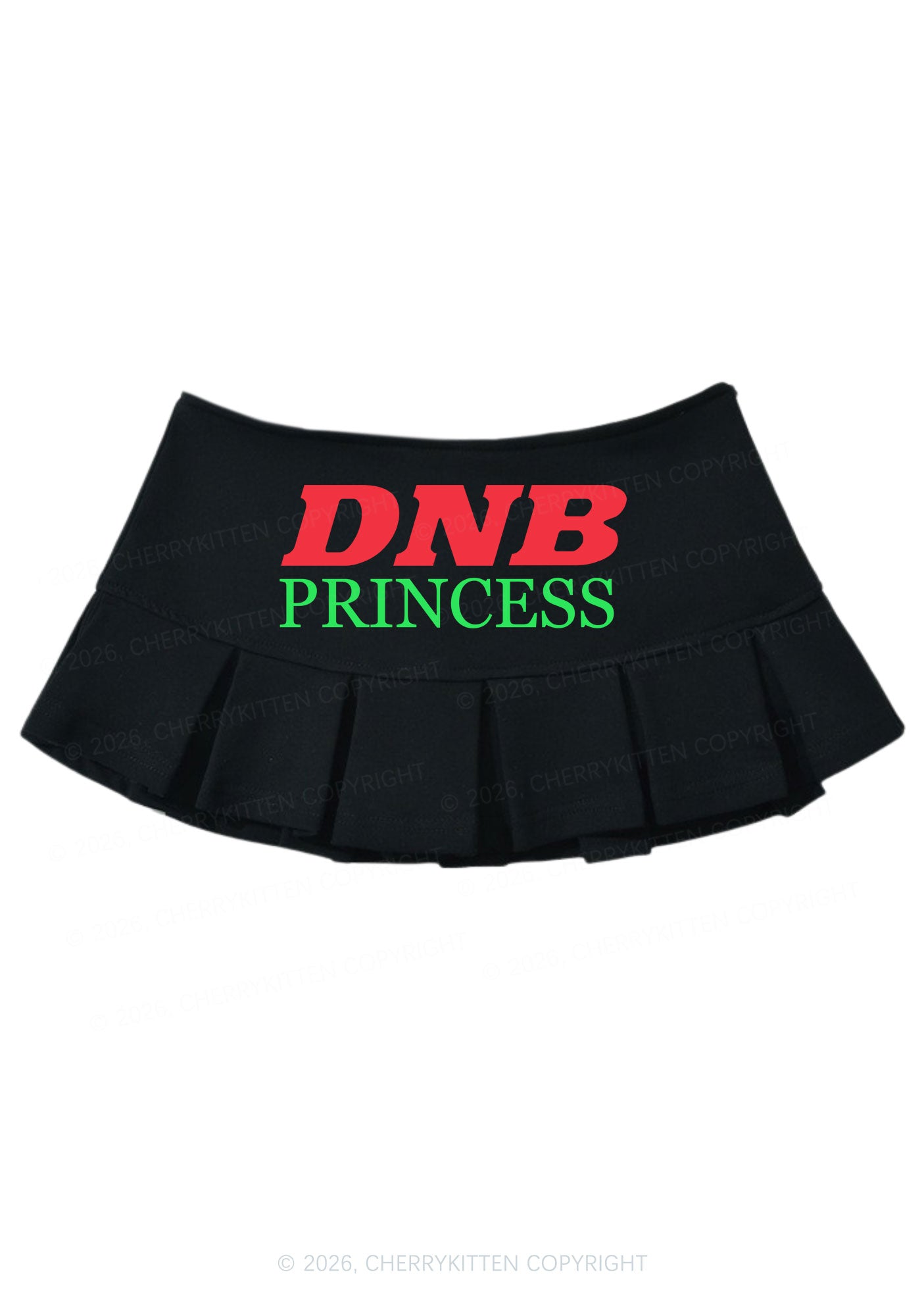 DNB Princess Y2K Mini Pleated Skirts Cherrykitten