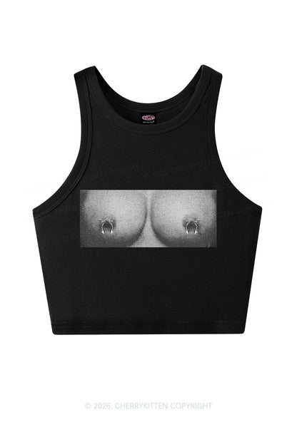 Nxpple Rings Y2K Crop Tank Top Cherrykitten
