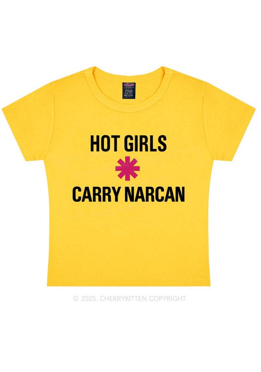 Hot Girls Carry Nxrcan Y2K Baby Tee Cherrykitten