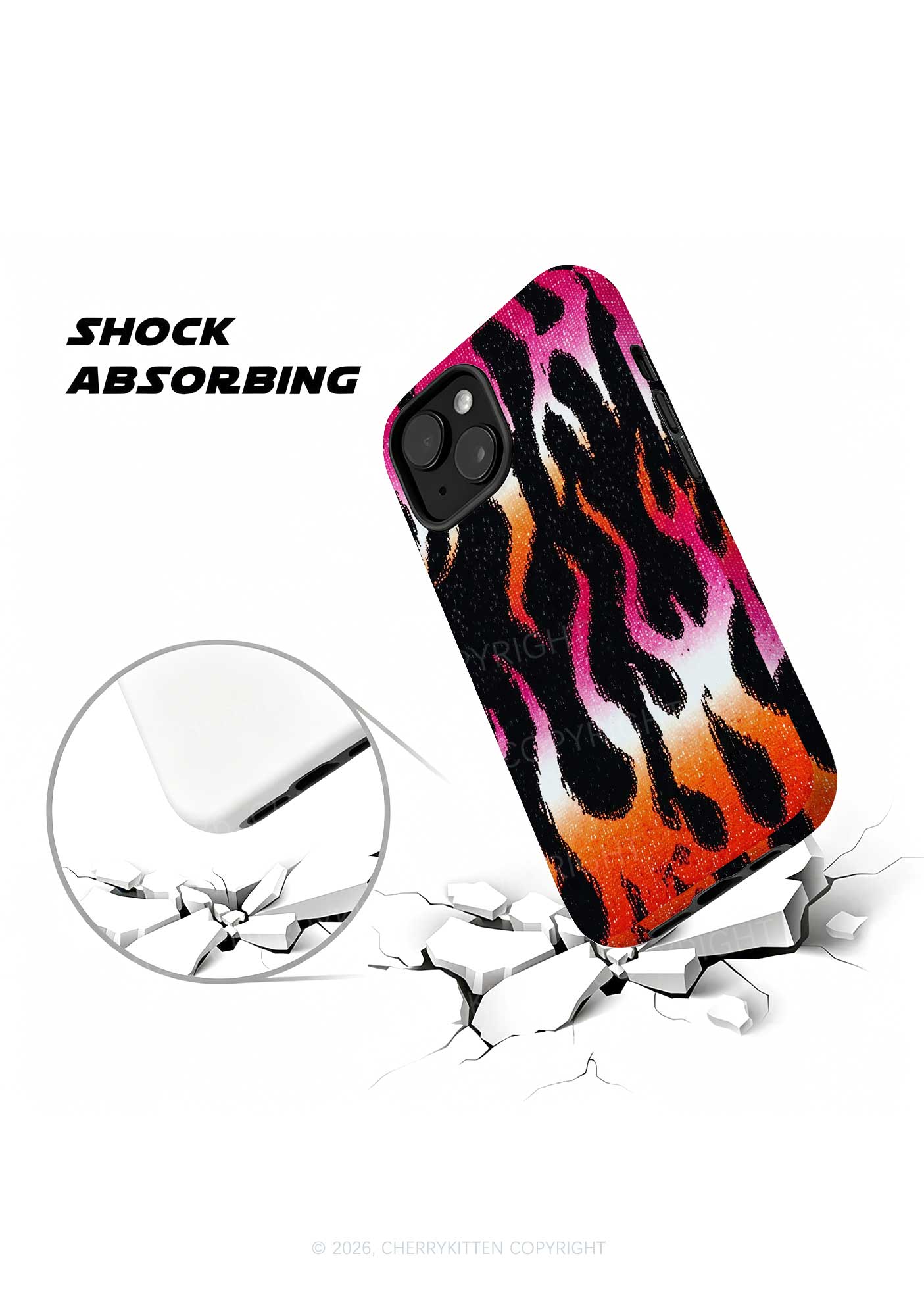 Lesbian Flame Pride Y2K Phone Case Cherrykitten