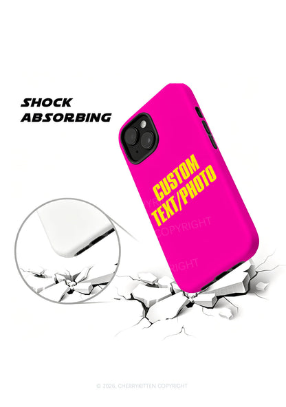 Custom Personalized Text Y2K Phone Case Cherrykitten