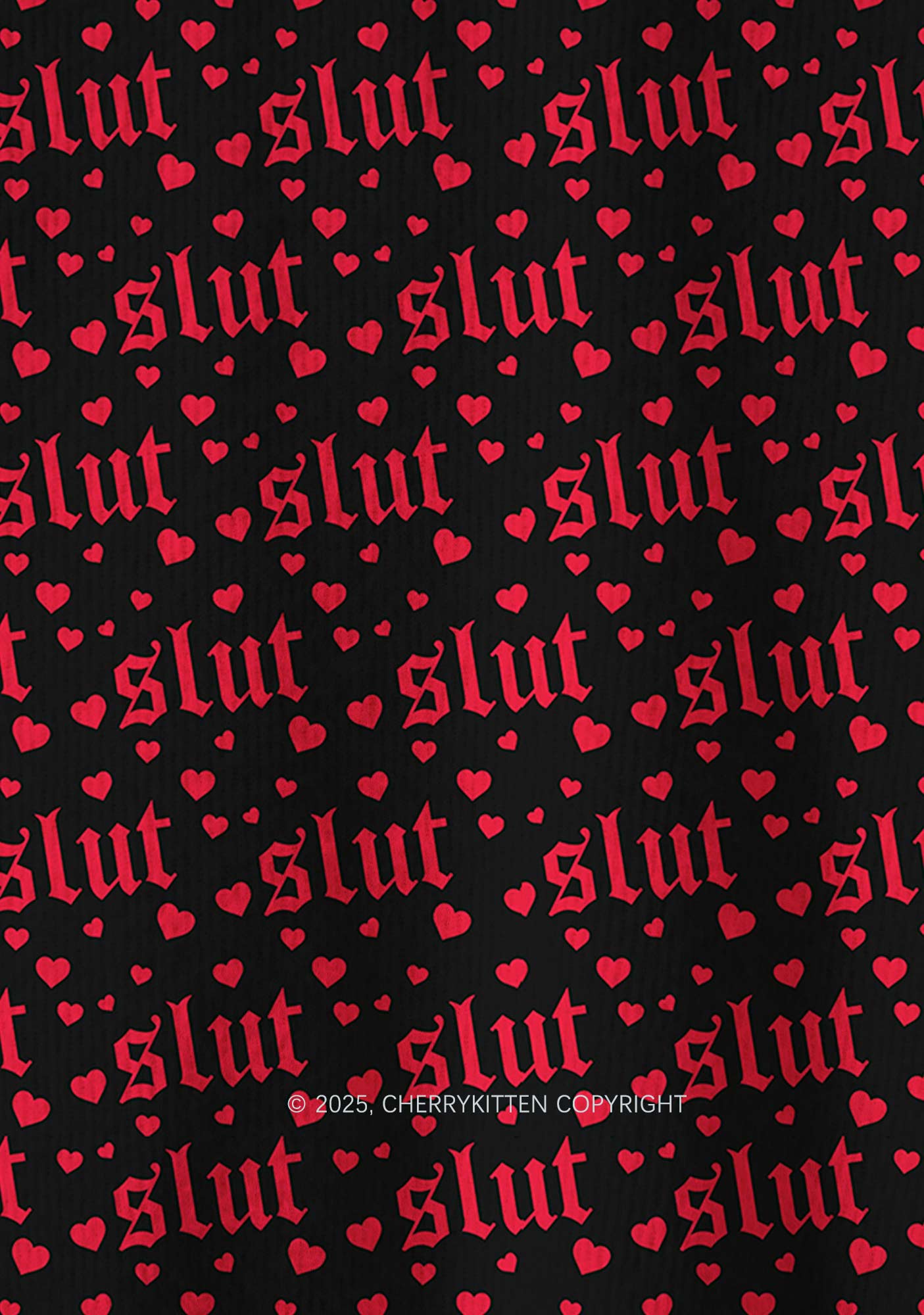 Black Slxt Y2K Christmas Knit Sweatshirt Cherrykitten