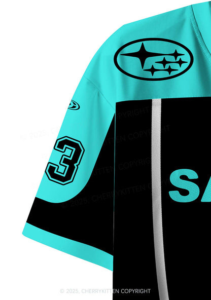 Custom Black Ride A DJ Y2K Crop Sport Jersey Shirts Cherrykitten