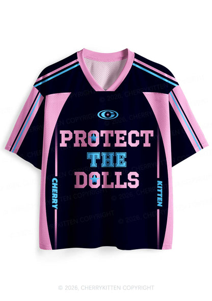 Black Protect The Dolls Pride Y2K Sport Jersey Shirts Cherrykitten