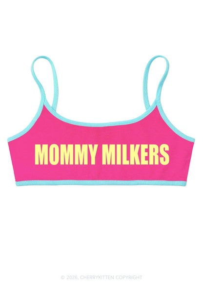 Mommy Milkers Y2K Super Crop Cami Cherrykitten