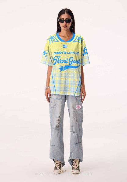 Daddys Little Throat Goat Y2K Sport Jersey Shirts Cherrykitten