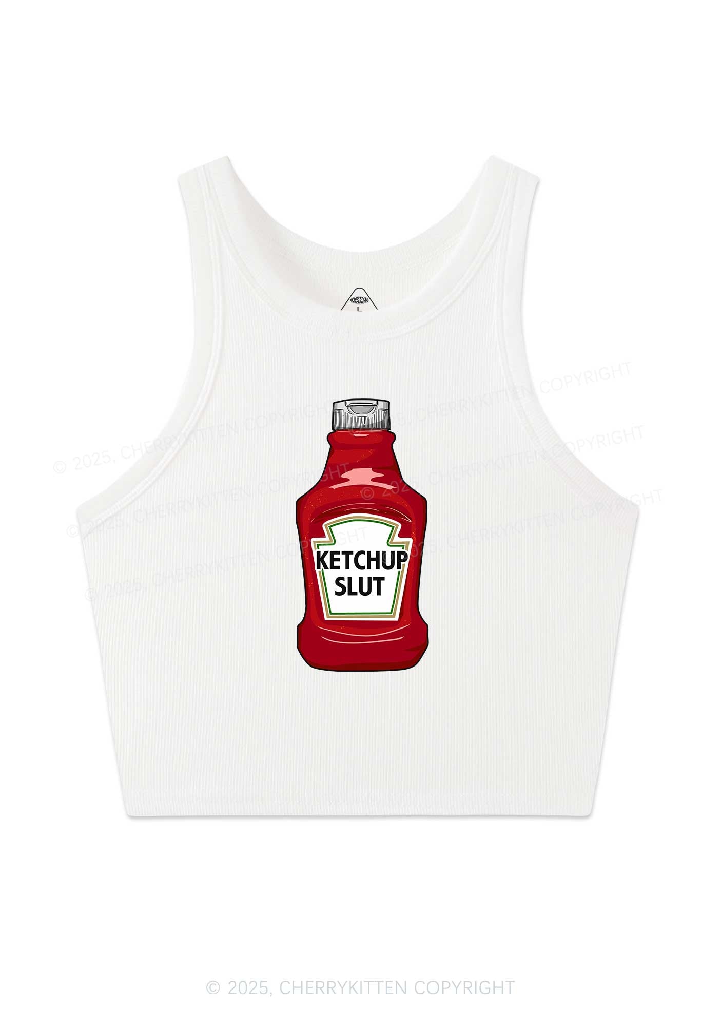Ketchup Slxt Y2K Crop Tank Top Cherrykitten
