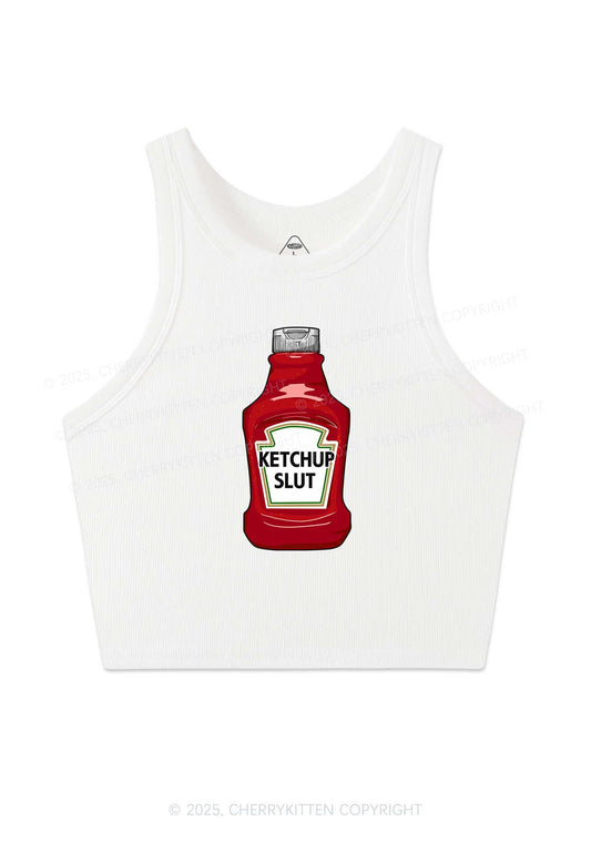 Ketchup Slxt Y2K Crop Tank Top Cherrykitten