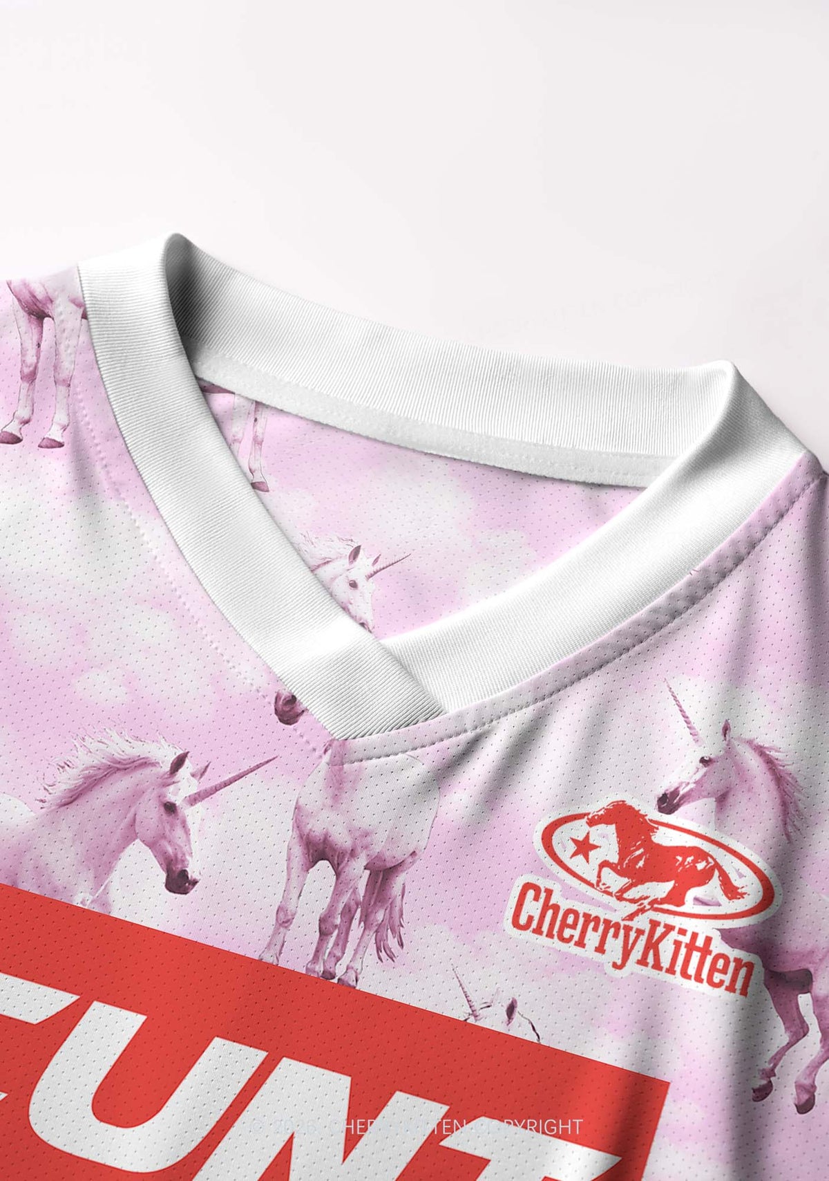 Cxxt Horse Y2K Crop Football Jersey Shirts Cherrykitten