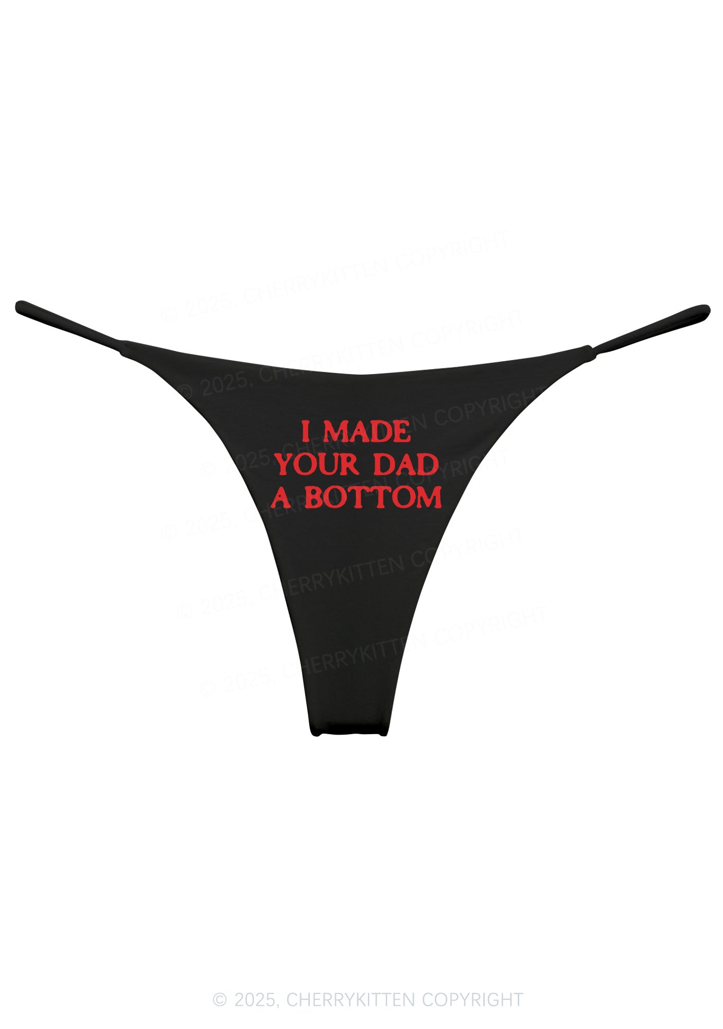 Made Your Dad Bottom Pride Y2K Bikini String Thong Cherrykitten