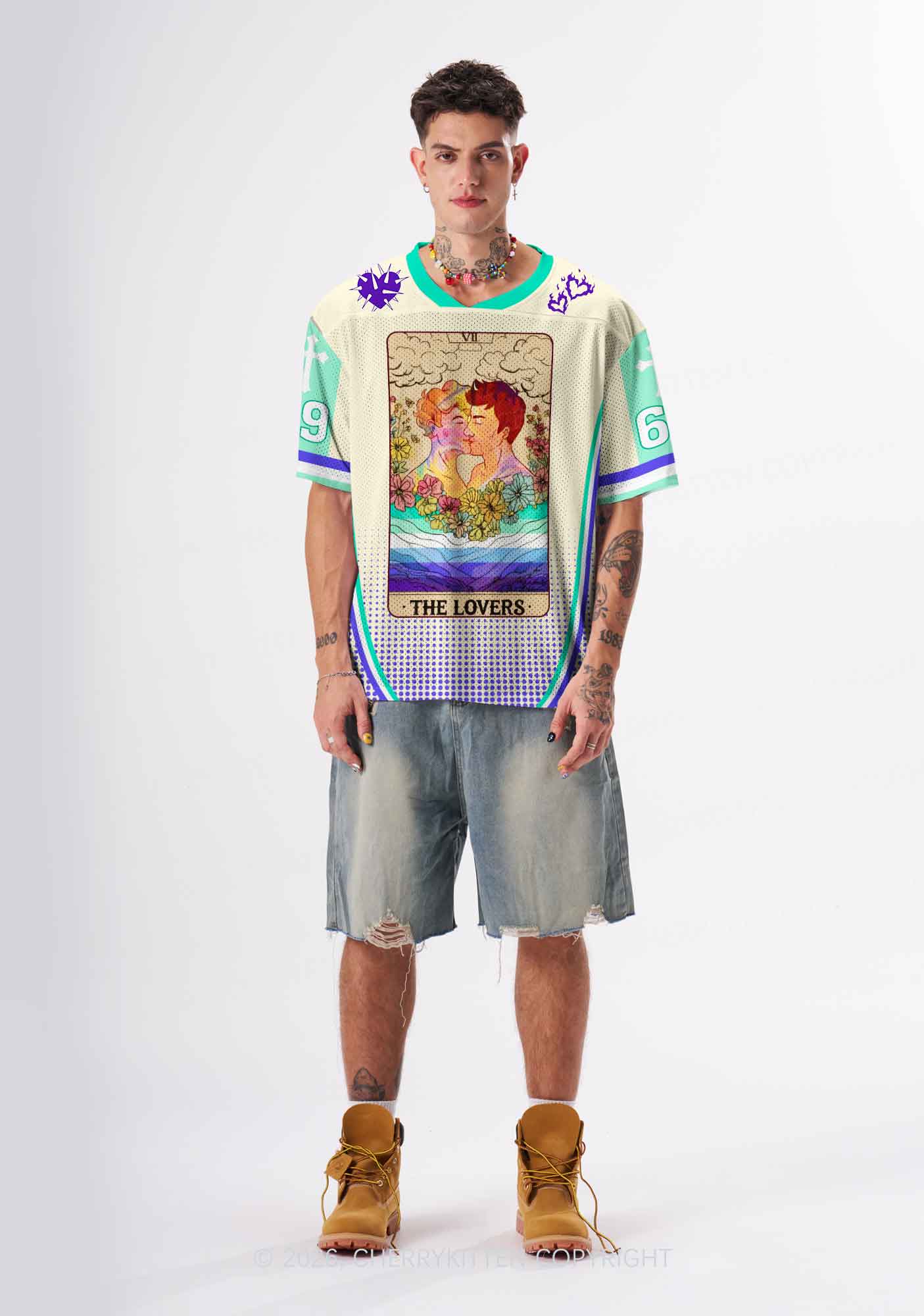 The Lovers Gay Kissing Pride Y2K Sport Jersey Shirts Cherrykitten