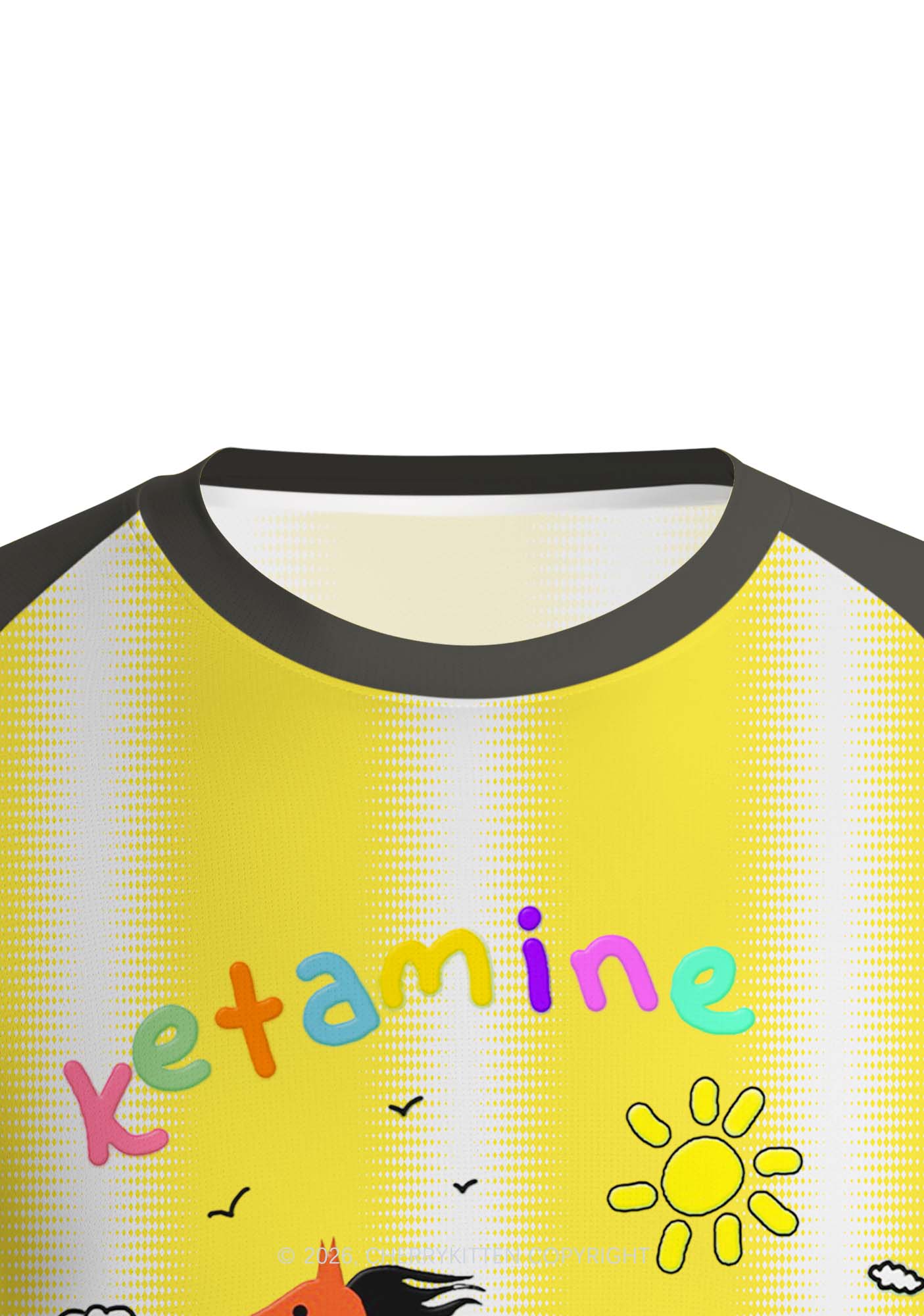Yellow Pony Y2K Football Jersey Shirts Cherrykitten