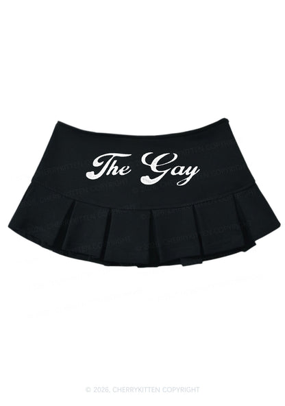 The Gay Pride Y2K Mini Pleated Skirts Cherrykitten