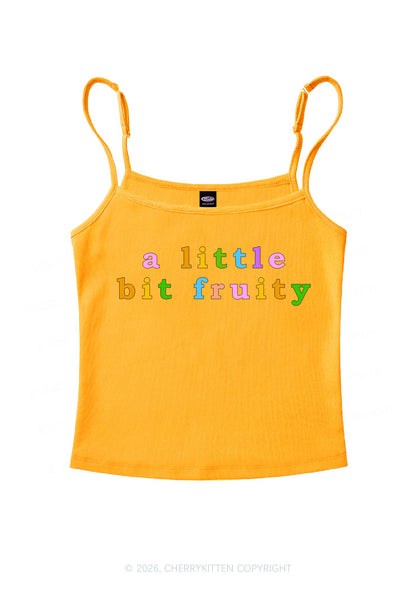 A Little Bit Fruity Pride Y2K Spaghetti Strap Cami Cherrykitten