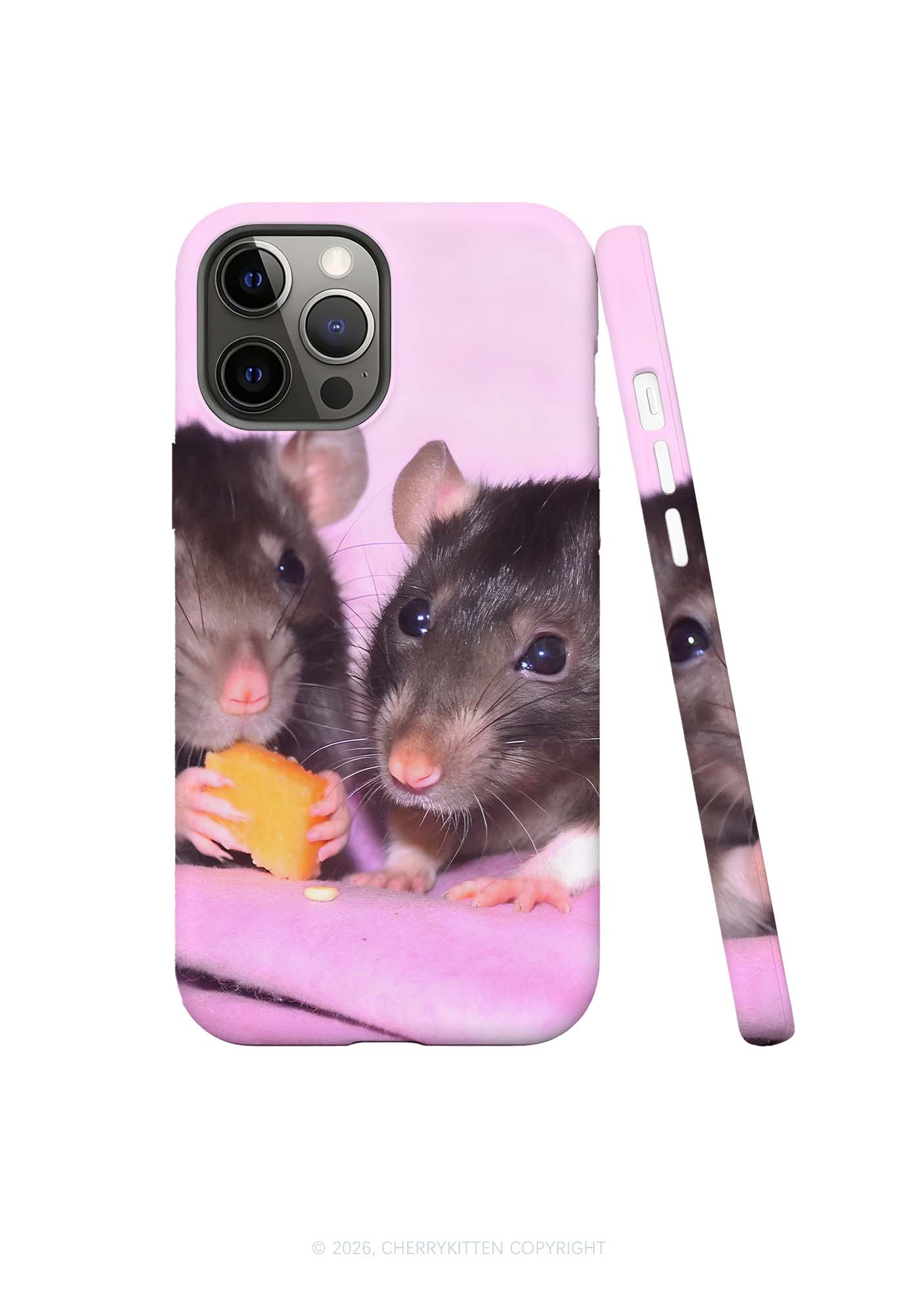 Cheese Rat Y2K Phone Case Cherrykitten