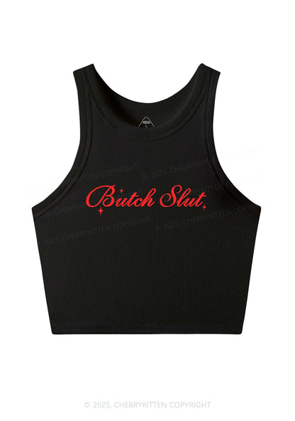 Bxxch Slxt Y2K Crop Tank Top Cherrykitten