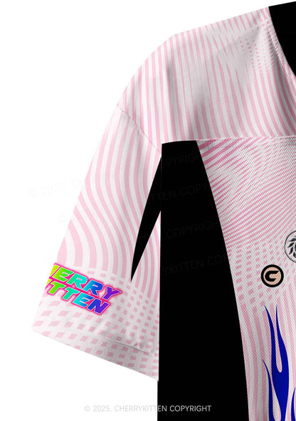 Custom Be Gay Do Crime Pride Y2K Crop Sport Jersey Shirts Cherrykitten