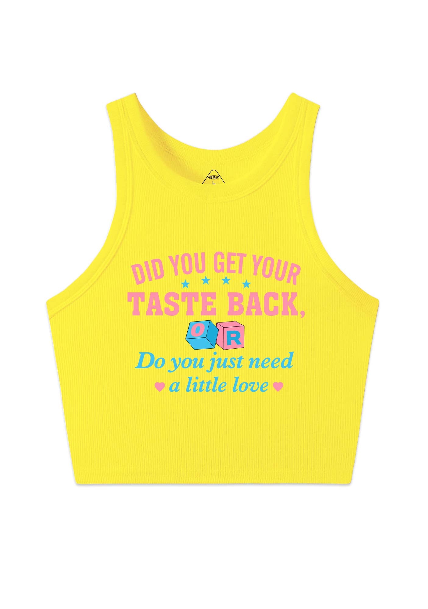 Get Your Taste Back Y2K Crop Tank Top Cherrykitten