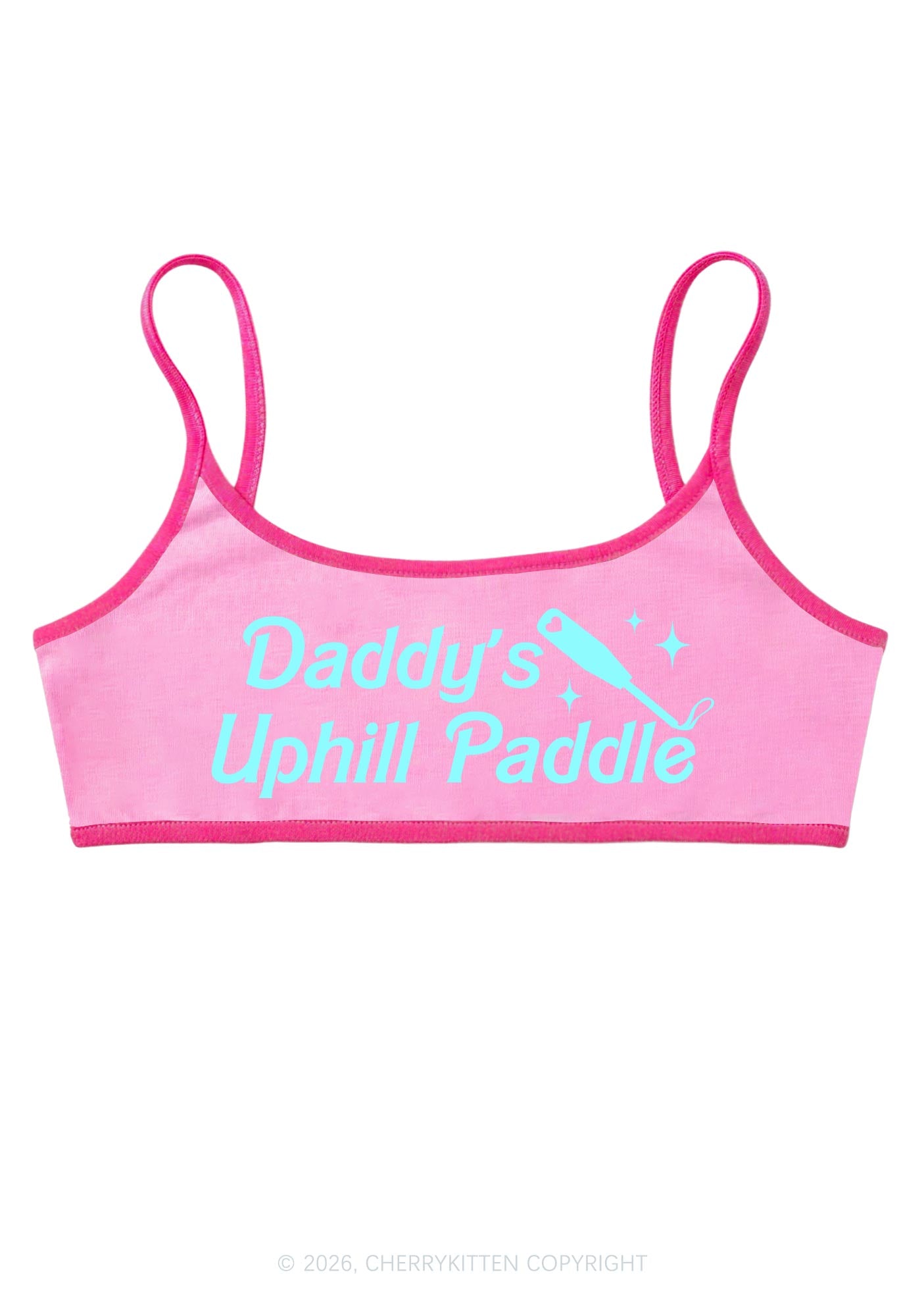 Daddys Uphill Paddle Y2K Super Crop Cami Cherrykitten