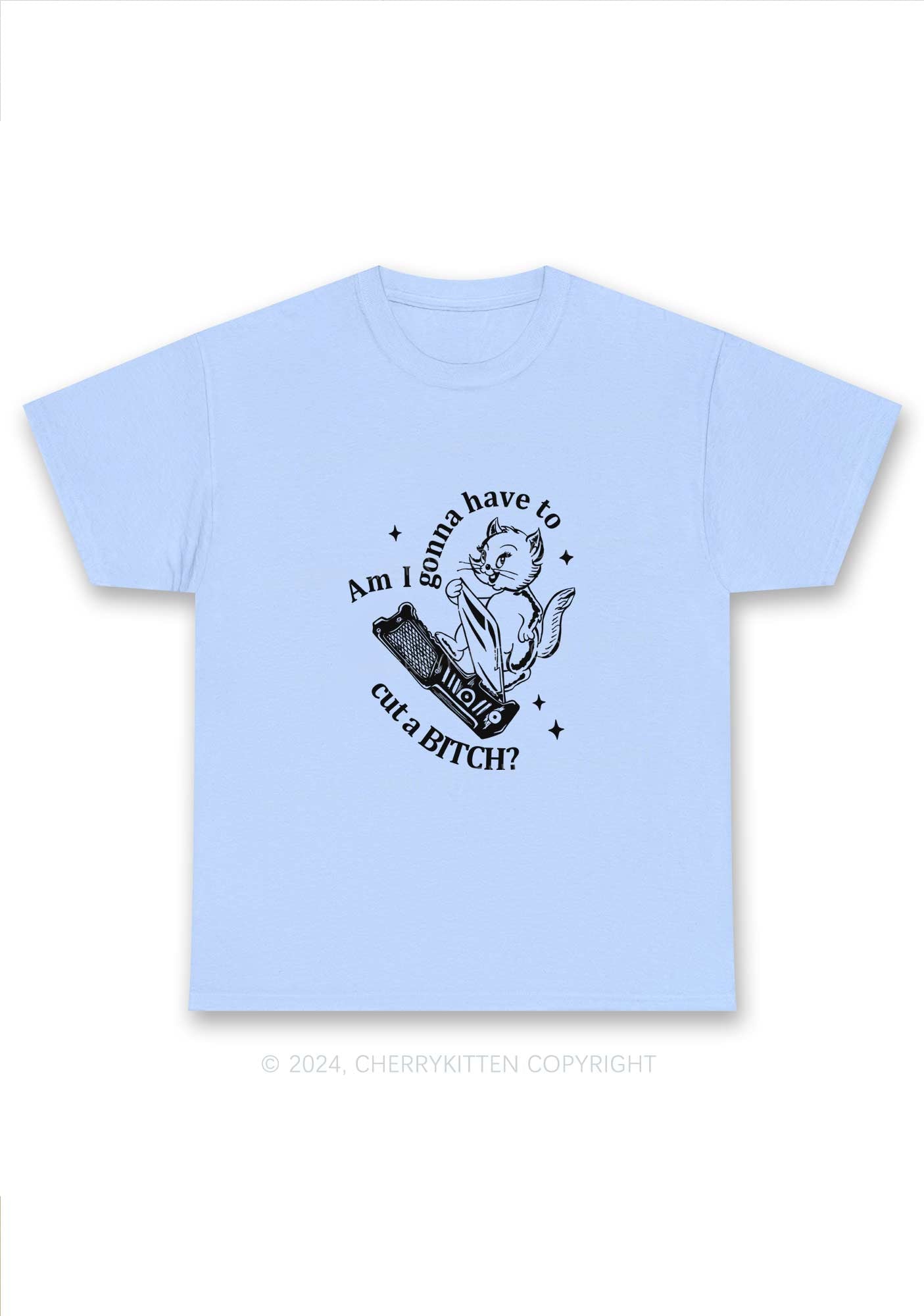 Cut A Bxxch Y2K Chunky Shirt Cherrykitten