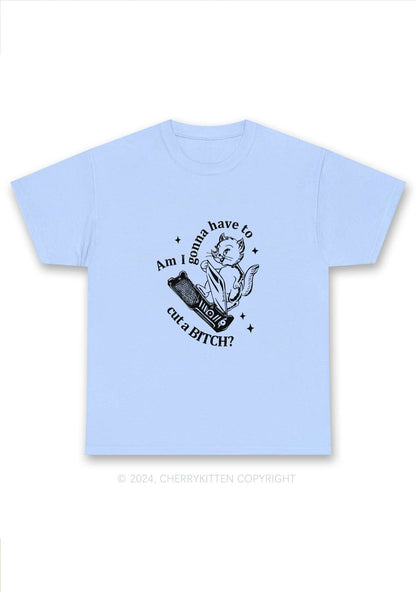 Cut A Bxxch Y2K Chunky Shirt Cherrykitten