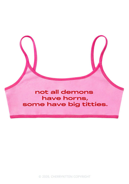Big Txtties Demons Y2K Super Crop Cami Cherrykitten