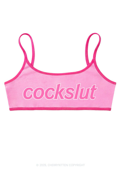 Cockslxt Y2K Super Crop Cami Cherrykitten