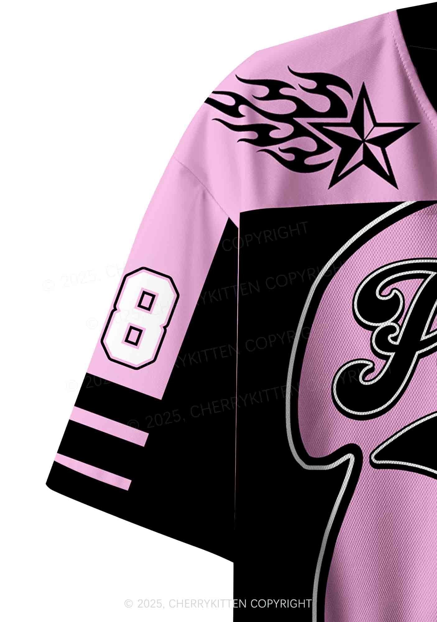 Custom Black Faggot Pride Y2K Crop Sport Jersey Shirts Cherrykitten