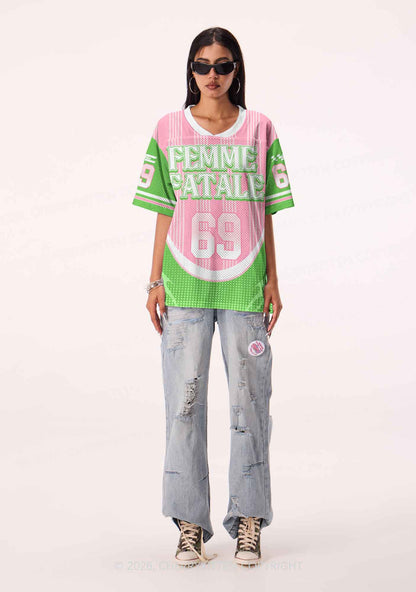 Femme Fatale Pride Y2K Sport Jersey Shirts Cherrykitten