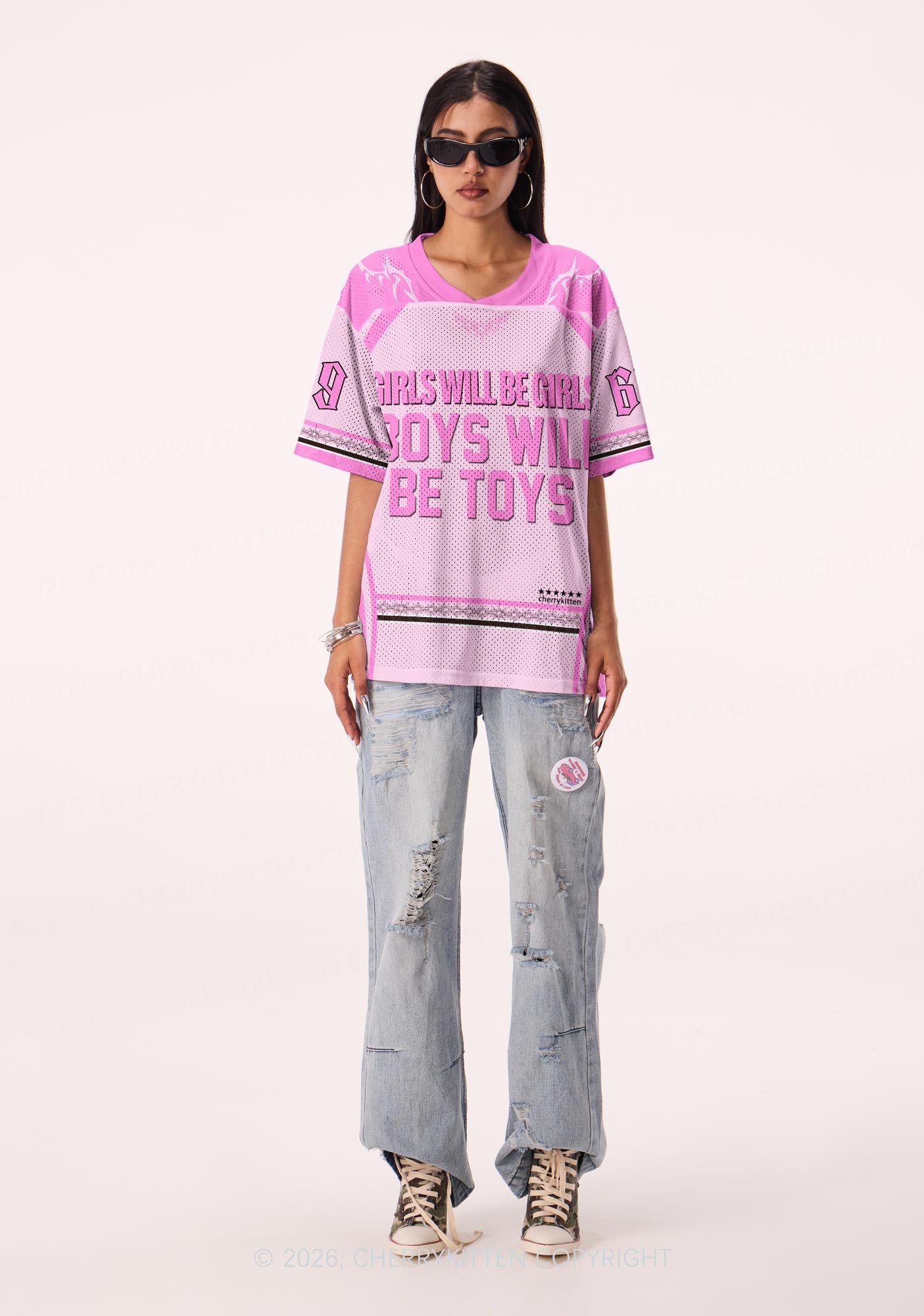 Boys Will Be Toys Y2K Sport Jersey Shirts Cherrykitten