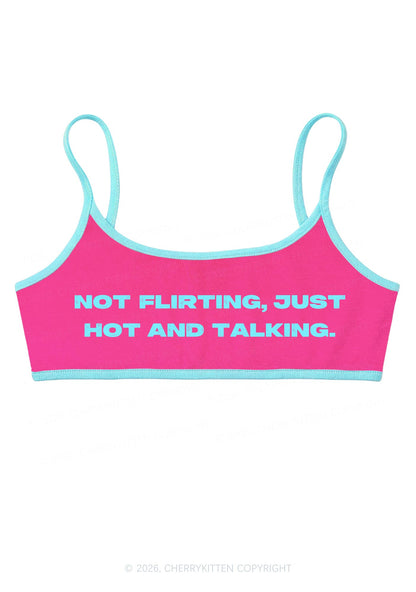 Just Hot And Talking Y2K Super Crop Cami Cherrykitten