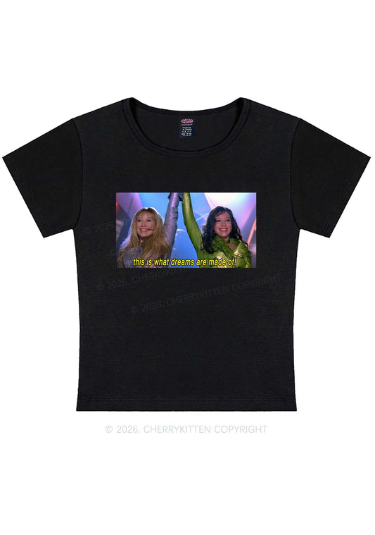 This Is What Dreams Are Y2K Baby Tee Cherrykitten