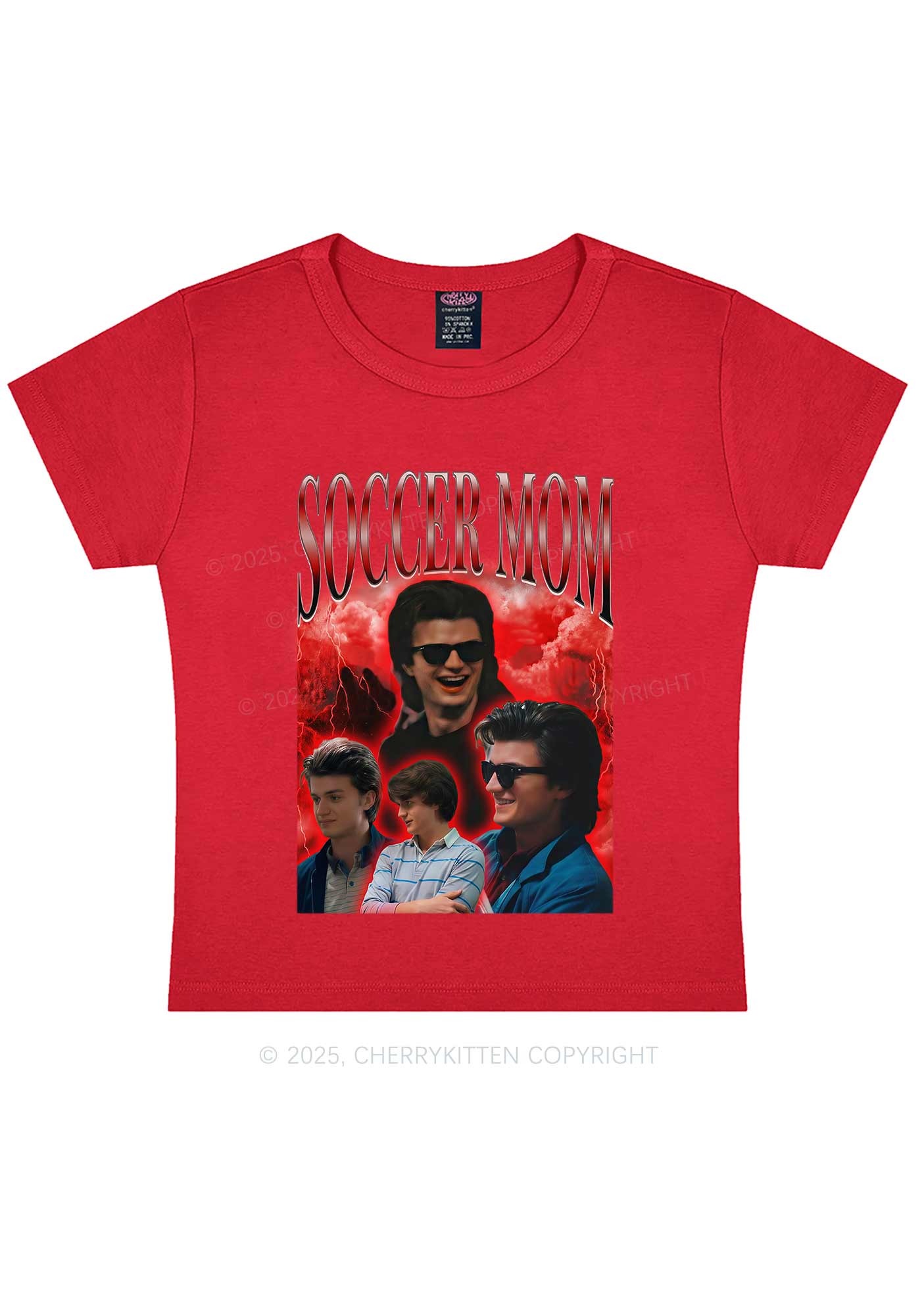 Soccer Mom Y2K Baby Tee Cherrykitten