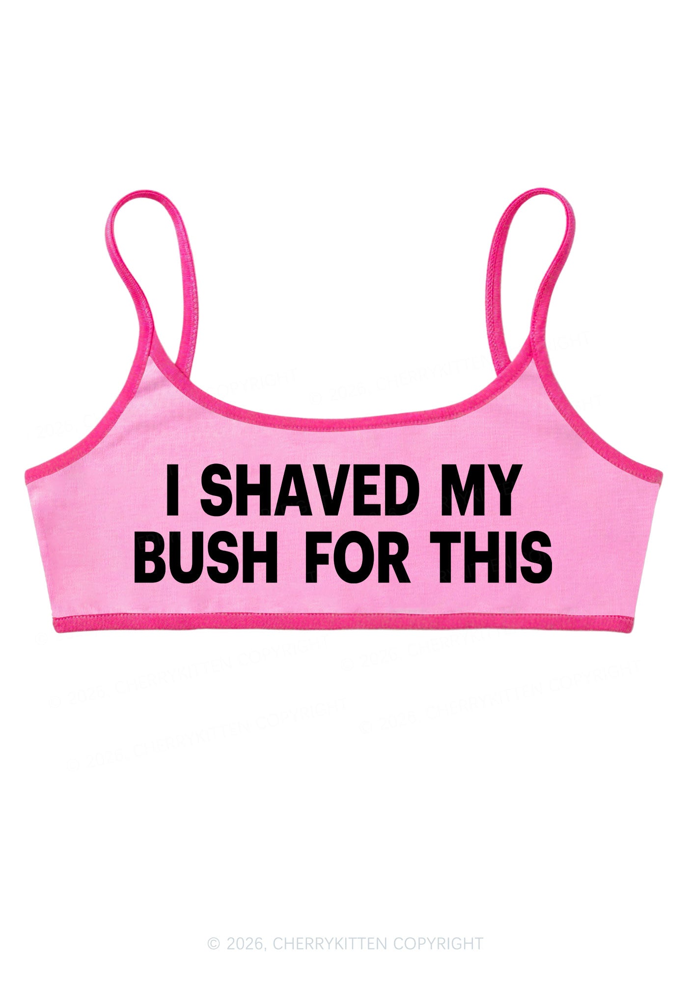 I Shaved My Bush For This Y2K Super Crop Cami Cherrykitten