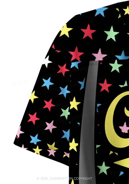 Custom Colourful Star Cxxt Y2K Crop Sport Jersey Shirts Cherrykitten